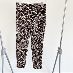J. Crew Cheetah Animal Print Skinny Pants 00